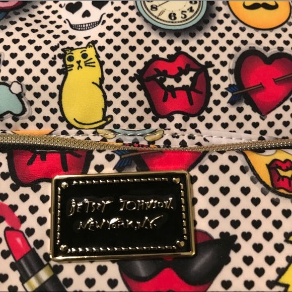 Betsey Johnson Bags Betsey Johnson 2in Backpack Emoji Poshmark